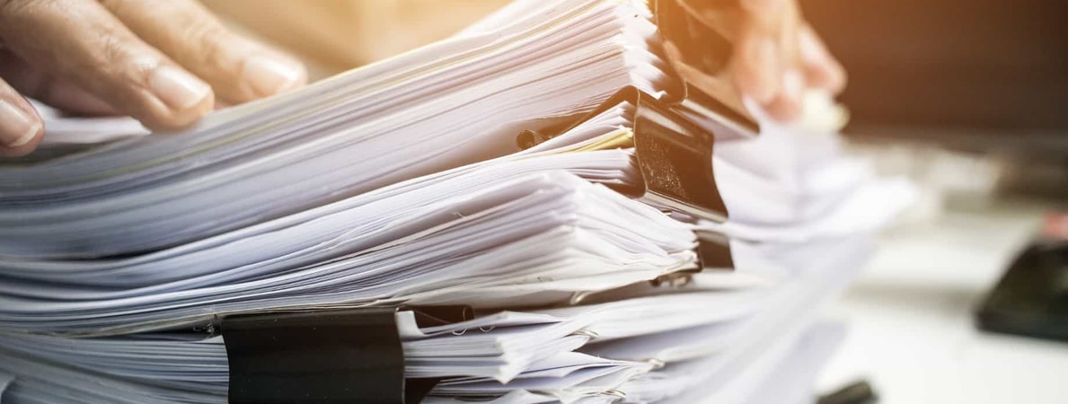 Dokumentenpauschale durch Einscannen